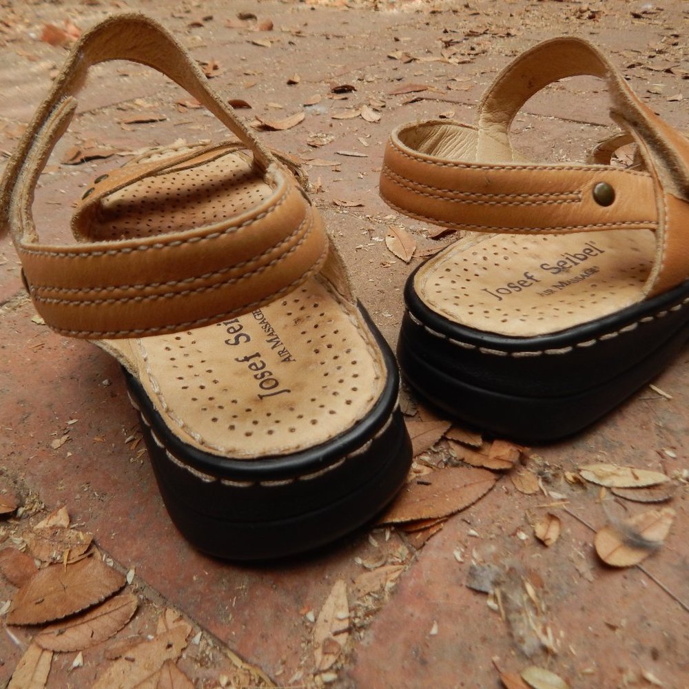 Joseph Siebel Leather Sandals - Picture 4 of 6